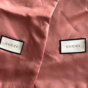 Gucci shoe duster bags